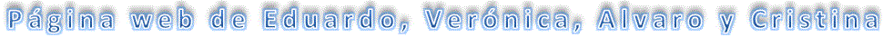 P�gina Web de Eduardo y Ver�nica